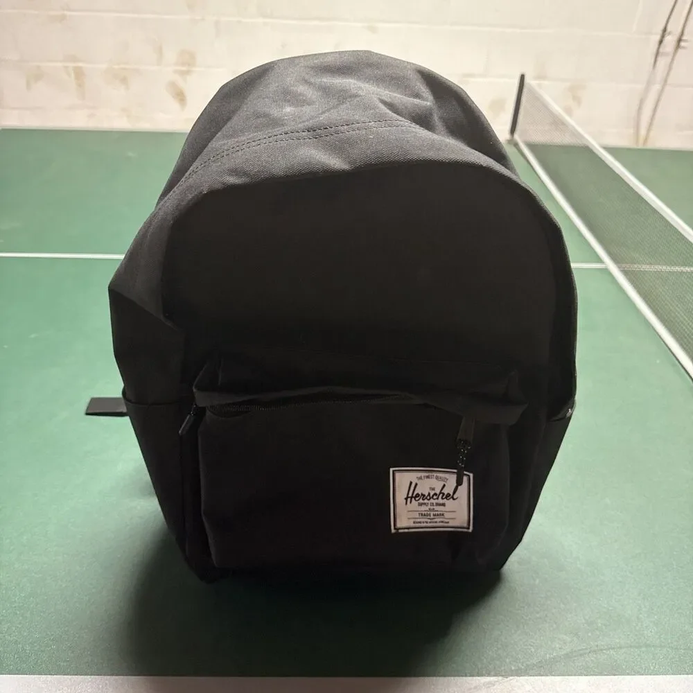 Herschel Supply Co Backpack Black Red Lined Laptop School Travel Bag